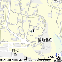 徳島県美馬市脇町大字猪尻（庄）周辺の地図