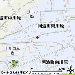 徳島県阿波市阿波町東川原74周辺の地図