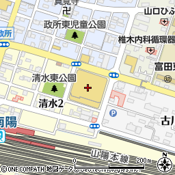 ダイソーゆめタウン新南陽店周辺の地図