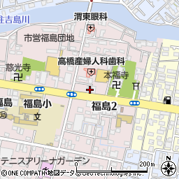 徳島大正銀行渭東支店周辺の地図