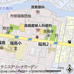 徳島大正銀行渭東支店周辺の地図