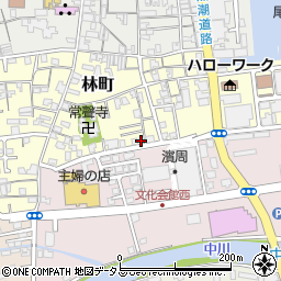 尾鷲市役所　林町会館周辺の地図