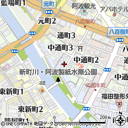 徳島県徳島市南内町3丁目9周辺の地図