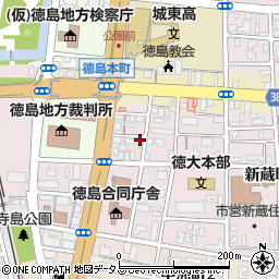 ケーブルテレビ徳島株式会社周辺の地図