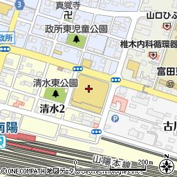 明林堂書店ゆめタウン新南陽店周辺の地図