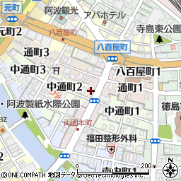 徳島県徳島市両国本町1丁目29周辺の地図