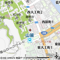 徳島県徳島市西山手町周辺の地図