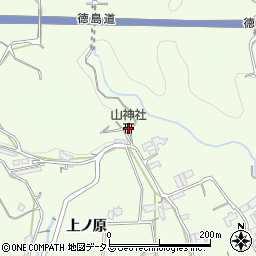 山神社周辺の地図