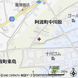 徳島県阿波市阿波町中川原42周辺の地図