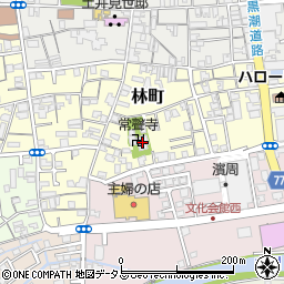 常聲寺周辺の地図