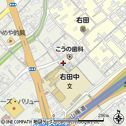 山口県防府市高井525-1周辺の地図