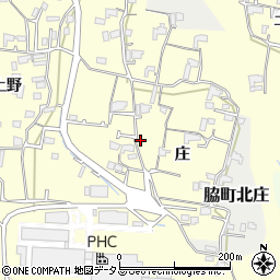 徳島県美馬市脇町大字猪尻庄64-4周辺の地図