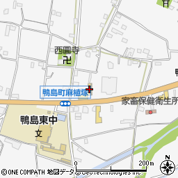 トヨタカローラ徳島鴨島店周辺の地図