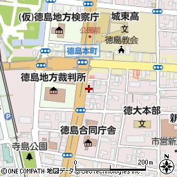 徳島弁護士会周辺の地図