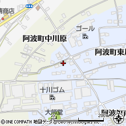徳島県阿波市阿波町東川原44周辺の地図