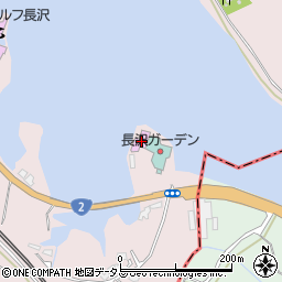 長沢温泉周辺の地図