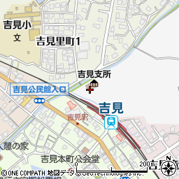 吉見公民館周辺の地図