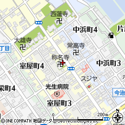 有限会社菅公益社　本町会館周辺の地図