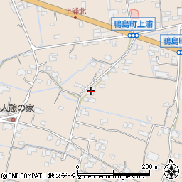 徳島県吉野川市鴨島町上浦499-8周辺の地図