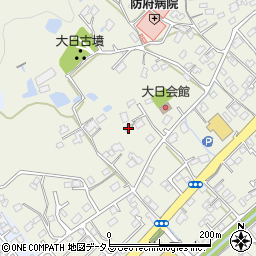 山口県防府市高井843周辺の地図