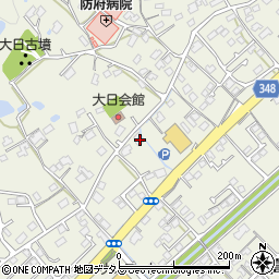 山口県防府市高井888周辺の地図