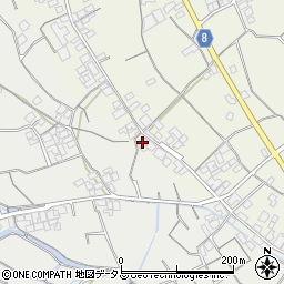 香川県観音寺市大野原町萩原1262-1周辺の地図