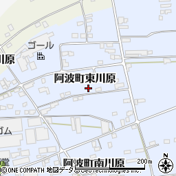 徳島県阿波市阿波町東川原82周辺の地図