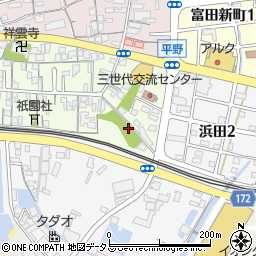 山口県周南市平野2丁目3周辺の地図