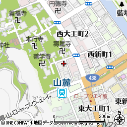徳島県徳島市西山手町16周辺の地図