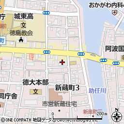 天理教渭津分教会周辺の地図