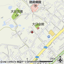 山口県防府市高井842周辺の地図