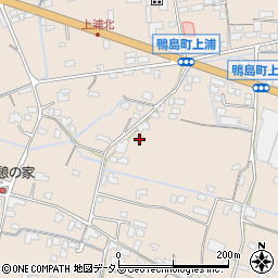 徳島県吉野川市鴨島町上浦511-3周辺の地図