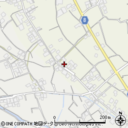 香川県観音寺市大野原町萩原1279-2周辺の地図