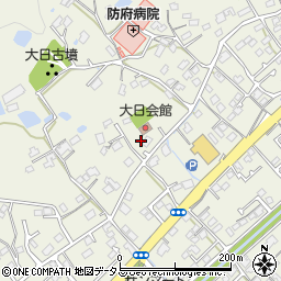 山口県防府市高井886周辺の地図