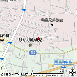 徳島県吉野川市鴨島町喜来323-145周辺の地図