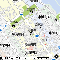 豊島商店周辺の地図