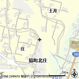 徳島県美馬市脇町大字北庄1352周辺の地図