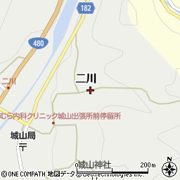 和歌山県有田郡有田川町二川455周辺の地図