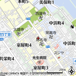 豊島商店周辺の地図