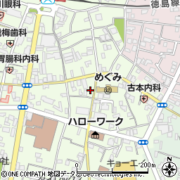 米田自転車店周辺の地図