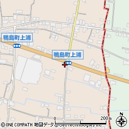 徳島県吉野川市鴨島町上浦406-3周辺の地図