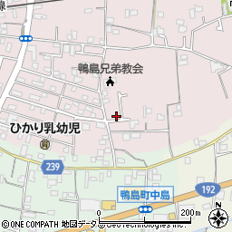 徳島県吉野川市鴨島町喜来183周辺の地図