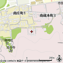 徳島県徳島市加茂名町庄山1周辺の地図