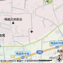徳島県吉野川市鴨島町喜来175周辺の地図