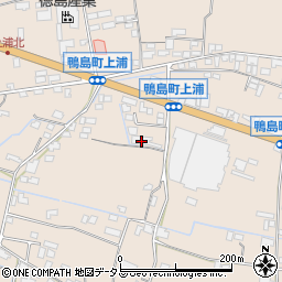 徳島県吉野川市鴨島町上浦430-1周辺の地図