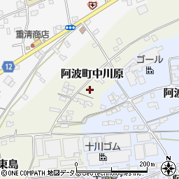 徳島県阿波市阿波町中川原66-2周辺の地図