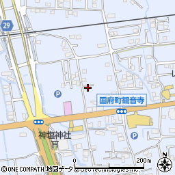 徳島県徳島市国府町観音寺221-5周辺の地図
