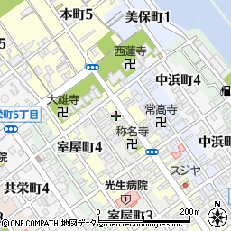 神尾漁具店周辺の地図
