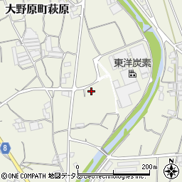 香川県観音寺市大野原町萩原848周辺の地図