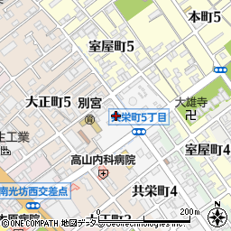 四国ガス株式会社　お客さまセンター周辺の地図